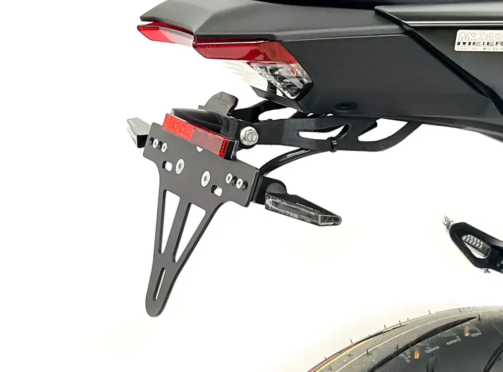 alpha Technik Kennzeichenhalter passend für Yamaha MT-09 / MT-09 SP / MT-09 Y-AMT ab Modelljahr 2024 - Typ RN87 / RN88 Geprüft