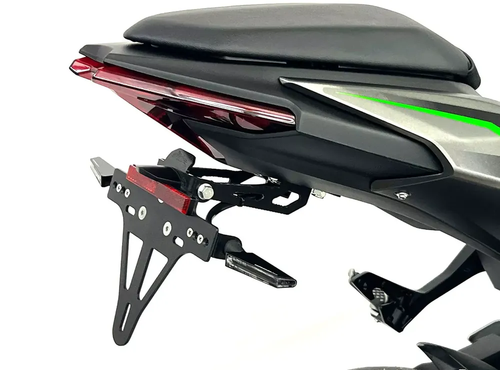 Must-Have alpha Technik Kennzeichenhalter passend für Kawasaki Z500 / Ninja 500 (ab 2024)