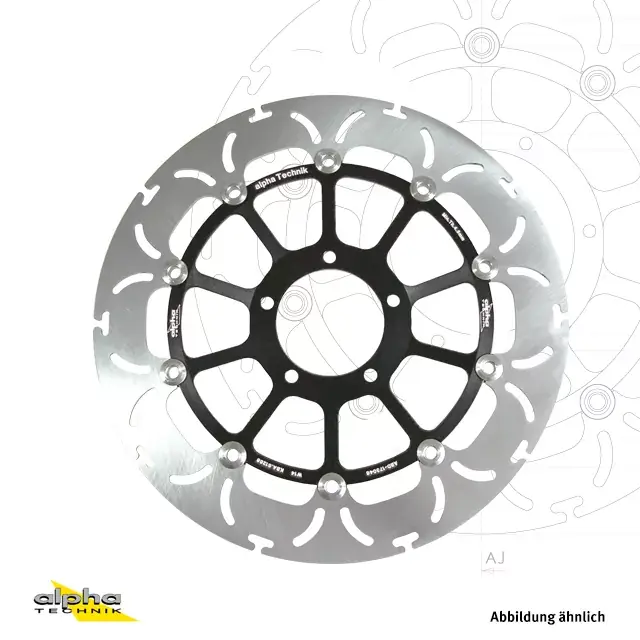 alpha Technik Bremsscheibe ABD33 vorne passend für Suzuki DL1000 / DL650 / GSF / GSR / GSX Sichere Zahlung