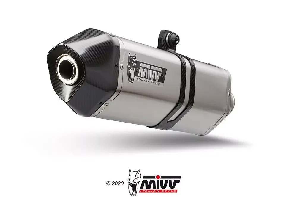 Neue Ware MIVV Endschalldämpfer Speed Edge Edelstahl passend für CF MOTO 800 MT 22-23
