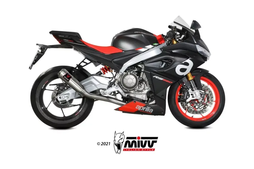 Rabatt MIVV X-M1 Titan Komplettanlage 2in1 passend für Aprilia RS/Tuono 660
