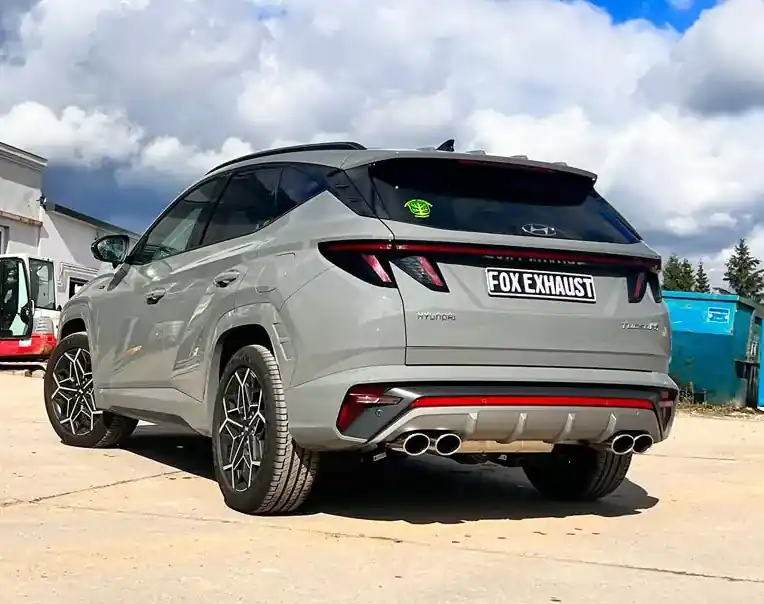 FOX Endschalldämpfer passend für Hyundai Tucson NX4 ab 2020 – 2x115x85 Typ 32 rechts/links Ausverkauf