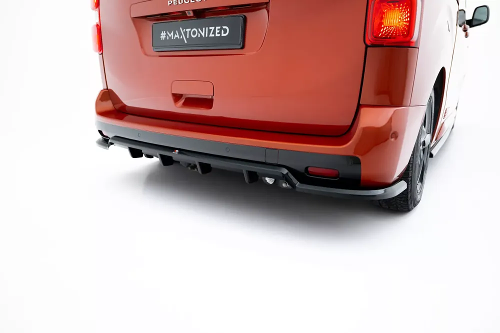 Preisknaller Mittlerer Cup Diffusor DTM Look Heck Ansatz passend für Peugeot Partner Long Mk3
