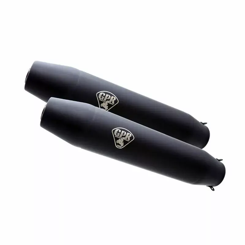 GPR Exhaust Deeptone Black Sportauspuff passend für Suzuki GN 250 1994-1998 Preis Gesenkt