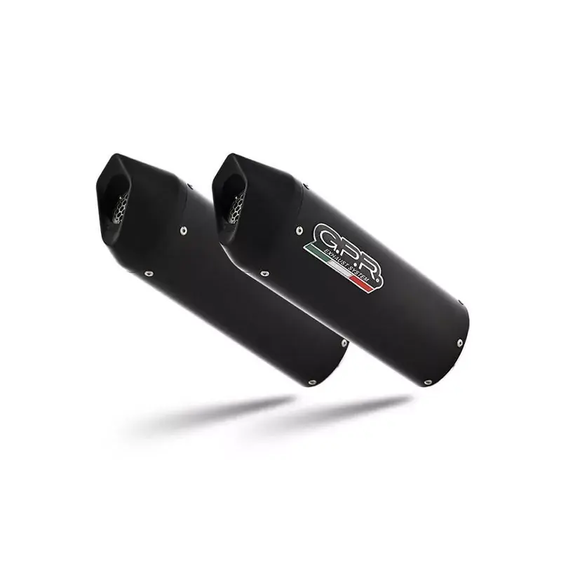 GPR Furore Evo4 Nero Slip-On Auspuff passend für Royal Enfield Continental 650 2021–2024 Neu Im Sortiment