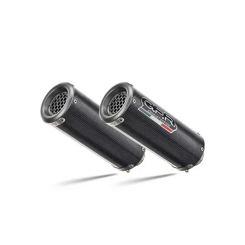GPR M3 Poppy Slip-On Auspuff passend für Ducati Monster 796 2010-2014 Echt