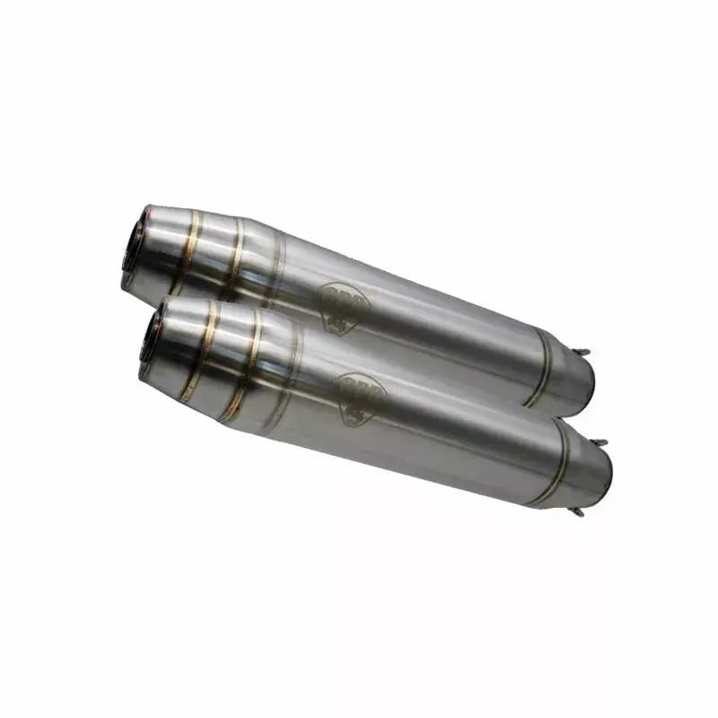 Deeptone Inox Café Racer Dual Endschalldämpfer passend für BMW R 1100 R/RS (1994–2002) Must-Have