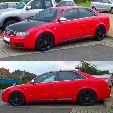 K.A.W. PlusKit Sportfahrwerk passend für Audi A4 Limousine 8E ab 09/2001 bis 12/2004 Begrenztes Angebot
