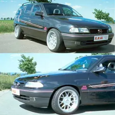 K.A.W. PlusKit Sportfahrwerk passend für Opel Astra F Caravan Direktkauf