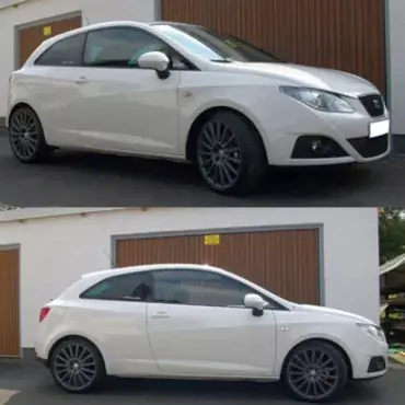 K.A.W. Tieferlegungsfedern passend für Seat Ibiza 4 6J ab 03/2008 Letzte Chance