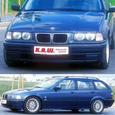 K.A.W. PlusKit Sportfahrwerk passend für BMW 3er E36 Touring 320–328i / 318 tds / 325 tds Geprüft