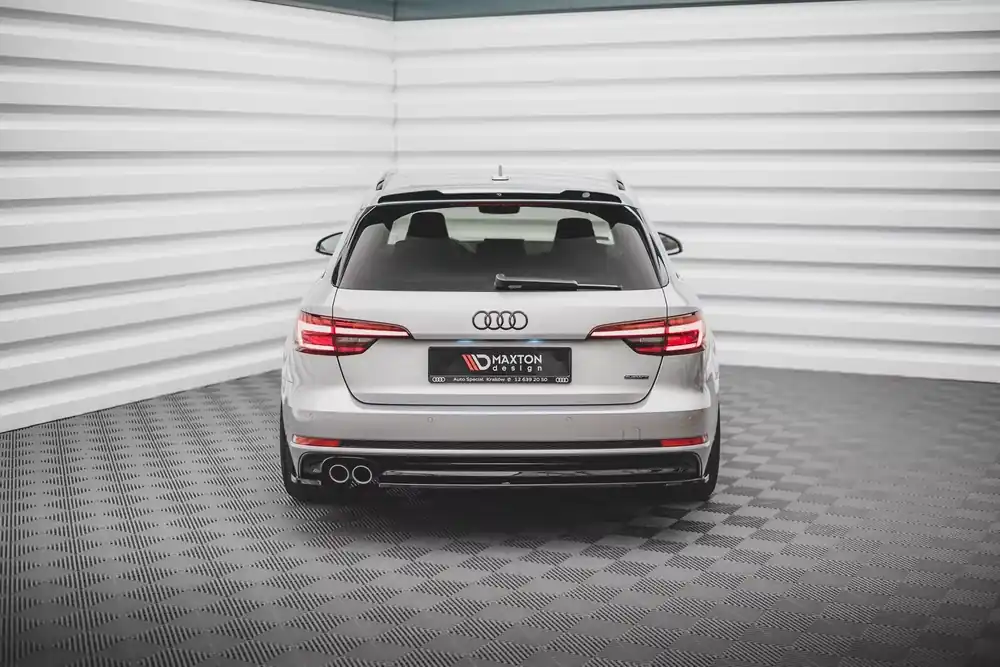 Heck Ansatz Flaps Diffusor V.2 passend für Audi A4 S-Line B9 Jetzt Kaufen