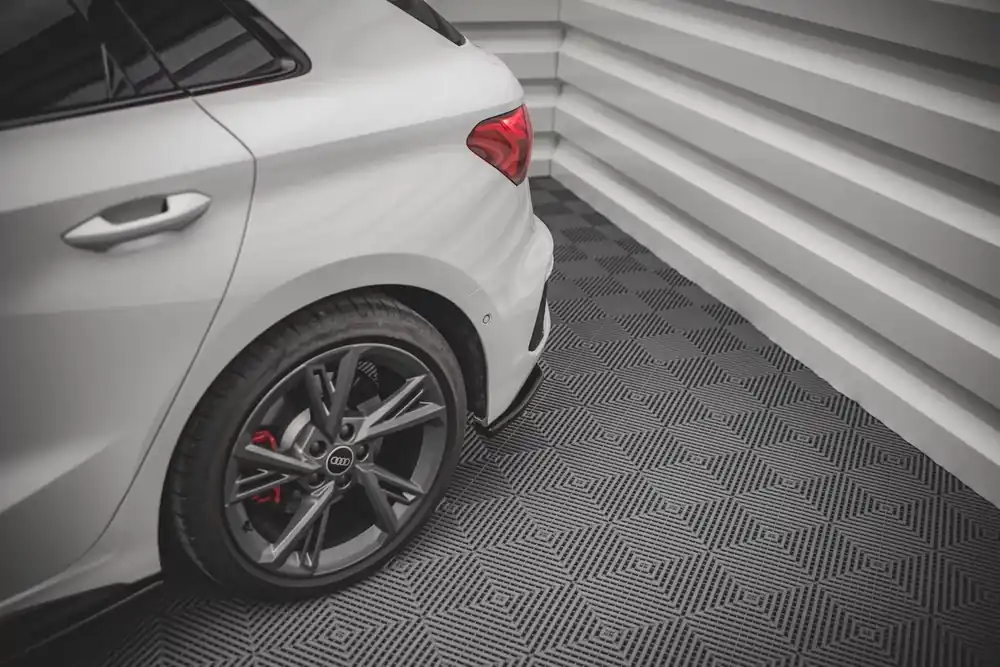 Wochenendangebot Heck Ansatz Diffusor Flaps V.1 passend für Audi S3 Sportback 8Y