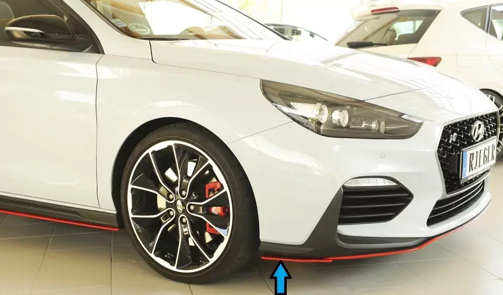 Rieger Spoilerschwert rechts passend für Hyundai i30 N-Performance PDE ab 05/2021 Heißes Angebot