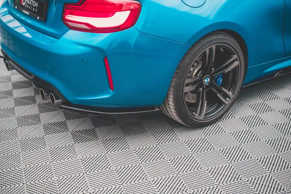 Heck Ansatz Flaps Diffusor V.2 passend für BMW M2 F87 Beliebt