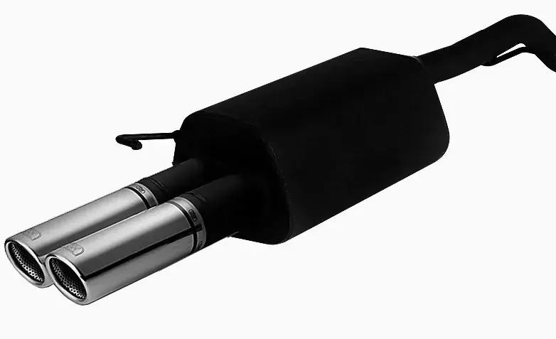 Ulter Sportauspuff passend für Peugeot 208 2012-2019 – 2 Endrohre rund Ø70 Saisonangebot