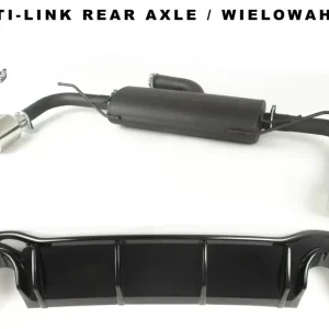 Ulter Sportauspuff passend für Volkswagen GOLF VIII – 2 Duplex Endrohre rund Ø100 Must-Have