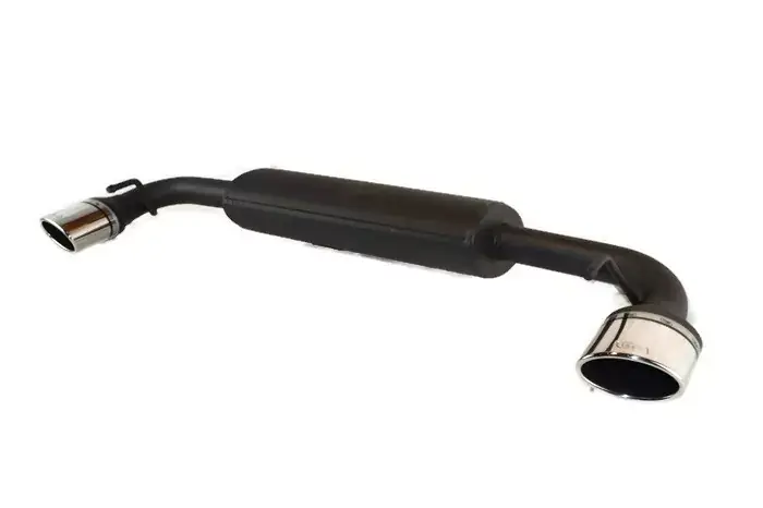 Ulter Sportauspuff passend für Opel ASTRA K 2015-2019 mit 2 ovalen Duplex Endrohren 120×80 Begrenztes Angebot