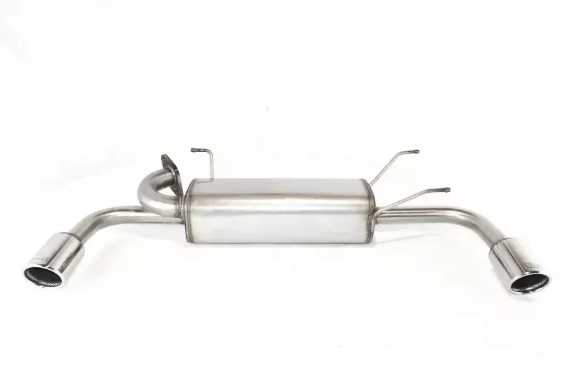 Jetzt Kaufen Ulter Sportendschalldämpfer passend für Mazda MX5 typ NB 1998-2005 mit 2 Duplex Endrohren oval 120×80