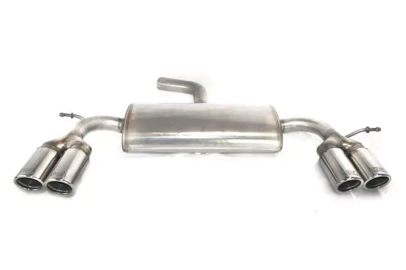 Neu Ulter Sportauspuff passend für Volkswagen Golf VI 2008-2013 4 Duplex Endrohre rund Ø70