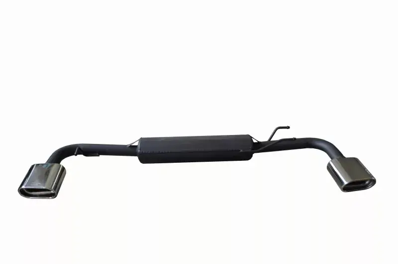 Billig Ulter Sportendschalldämpfer mit 2 Duplex Endrohren Oval 145×75