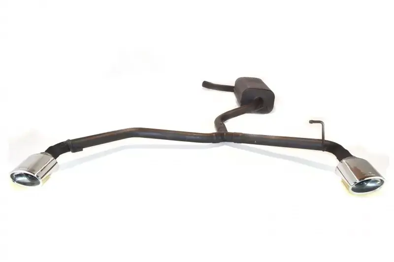 Kracherpreis Ulter Sportendschalldämpfer passend für Kia Pro Ceed 2006-2009 mit 2 Duplex Endrohren oval 120×80