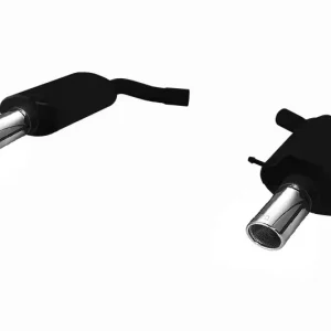 Begrenztes Angebot Ulter Sportauspuff passend für Audi A4 typ B8 2007-2011 mit 2 Duplex Endrohren rund Ø90