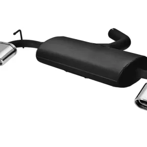 Ulter Sportendschalldämpfer passend für Seat Altea 2004-2015 mit 2 Duplex Endrohren oval 145×75 Ausverkauf