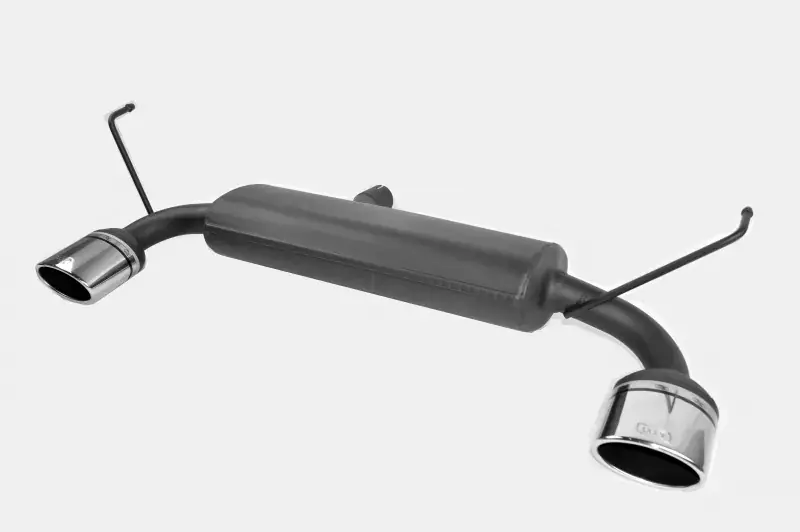 Ulter Sportauspuff passend für Nissan QASHQAI I 2007-2013 mit 2 Duplex-Endrohren oval 120×80 Nur Für Kurze Zeit