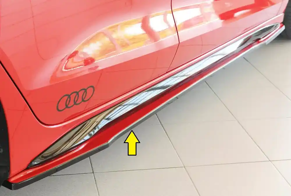 Rabatt Rieger Seitenschweller rechts passend für Audi A3 (GY) Limousine 11.19–05.24