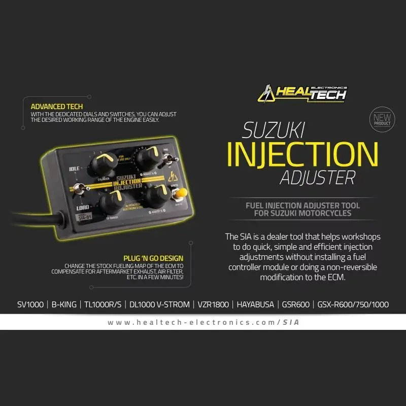 Healtech Fuel Injection Adjuster Tool SIA-01 passend für Suzuki & Kawasaki Motorräder Nur Heute
