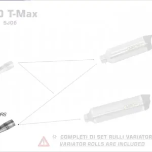 Highlight Arrow Krümmer mit Kat passend für Yamaha YP 500 T-Max SJ06 (08–11)
