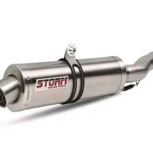 Storm Slip-On Oval Edelstahl passend für BMW R 1200 R (2011–2014) Knallerangebot
