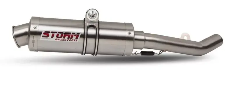 Markenprodukt Storm GP Edelstahl Auspuff passend für Kawasaki Z 1000 SX 2014-2016