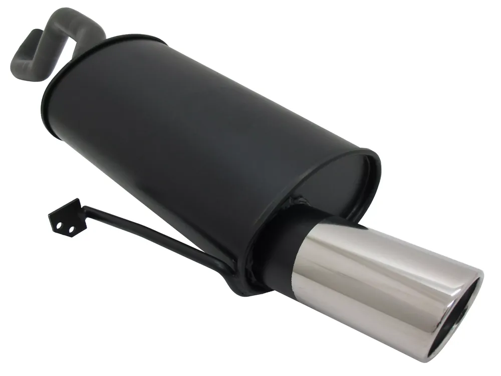 Novus Sportauspuff passend für Renault Clio 3 1x90mm SR-Design Direkt Vom Hersteller