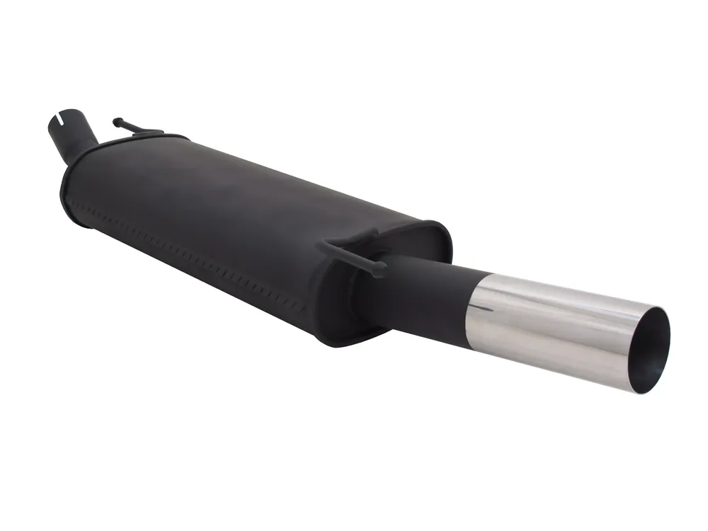 Schneller Versand Novus Sportauspuff passend für Renault Clio 3 1x76mm RL-Design