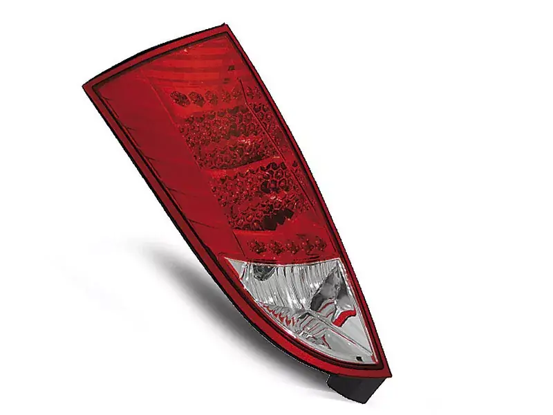 Geprüft LED Rückleuchten rot weiß passend für Ford Focus Mk1 Schrägheck (10/1998–10/2004)