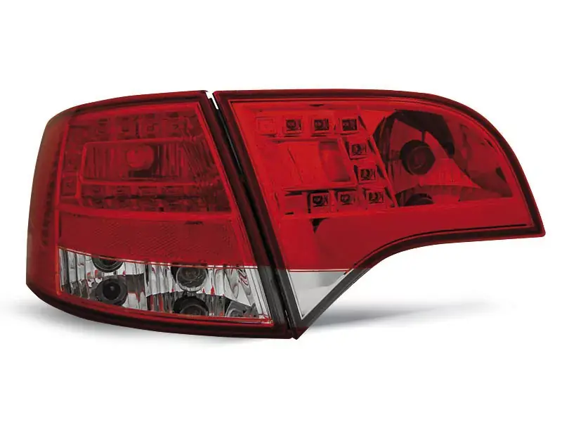 Bestseller LED Rücklichter rot weiß passend für Audi A4 B7 11.04-03.08 Avant