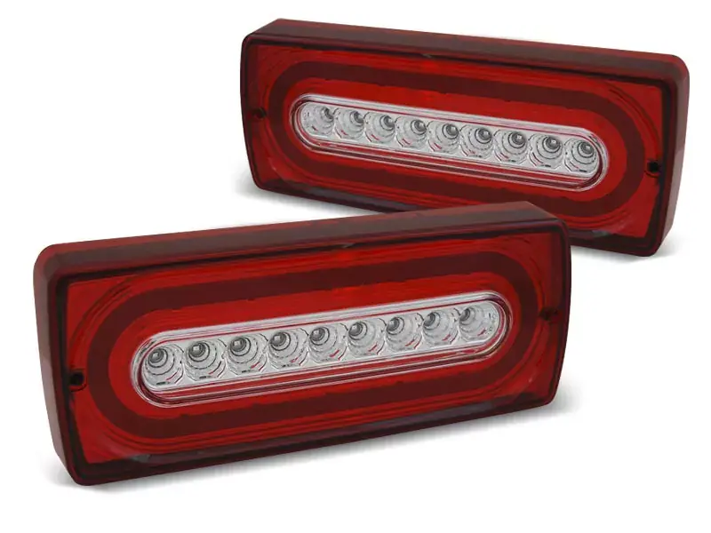 LED Rücklichter rot weiß passend für Mercedes W463 G-Klasse 90-12 Echt