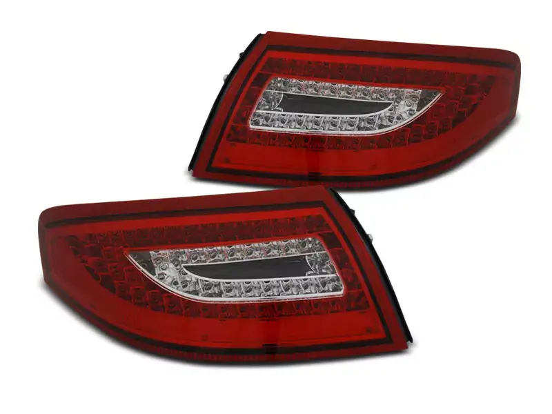 LED Rücklichter rot weiß passend für Porsche 911 996 99-04 Geprüft