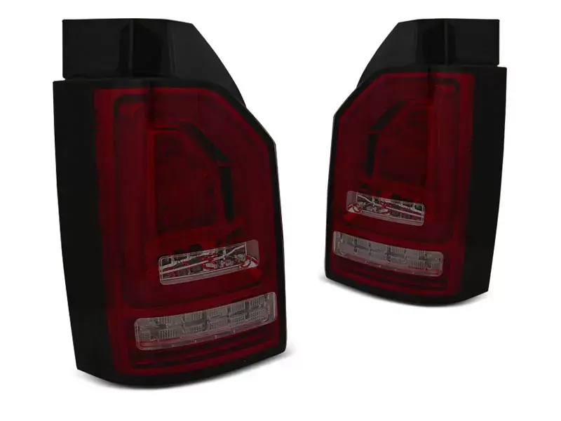 LED BAR Rücklichter rot getönt mit dynamischem Blinker passend für VW T6 2015–2019 Wochenendangebot