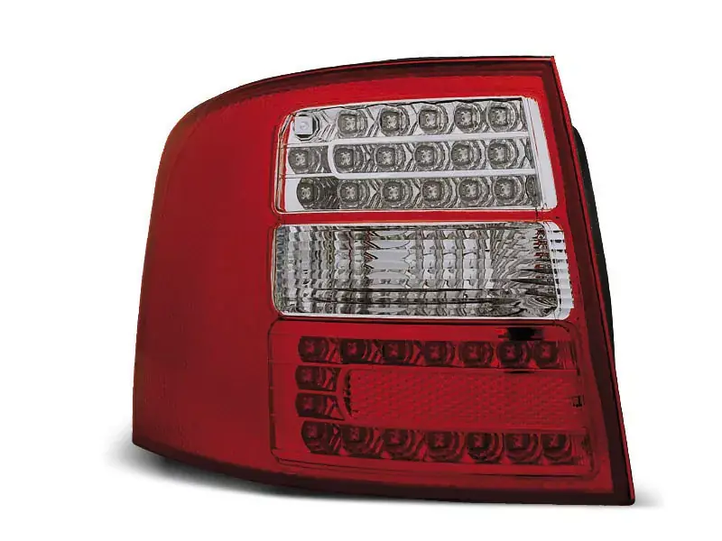Direkt Vom Hersteller LED Rücklichter rot weiß passend für Audi A6 Avant 05/1997–05/2004