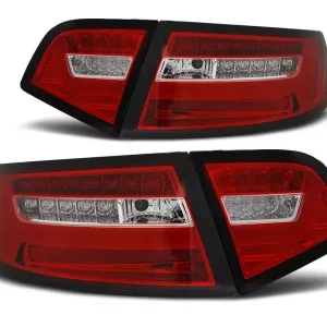 Expressversand LED BAR Rücklichter rot weiß dynamische Blinker passend für Audi A6 08-11 Limousine