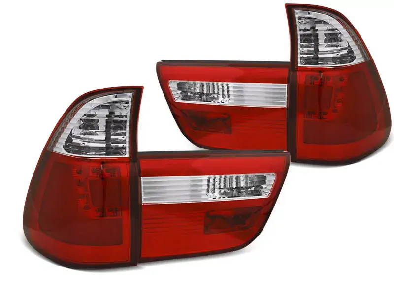 Neu Im Sortiment LED BAR Rücklichter rot weiß passend für BMW X5 E53