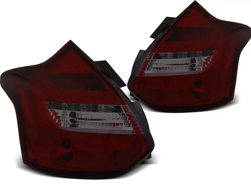 LED Rückleuchten rot getönt mit dynamischem Blinker passend für Ford Focus 3 (2011–10/2014) Rabatt