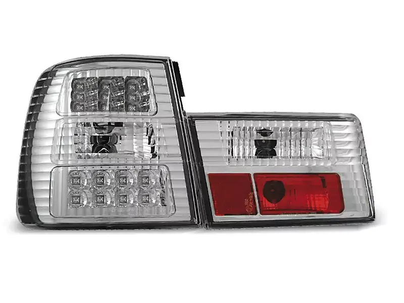 Rabatt LED Rücklichter chrom passend für BMW E34 Limousine