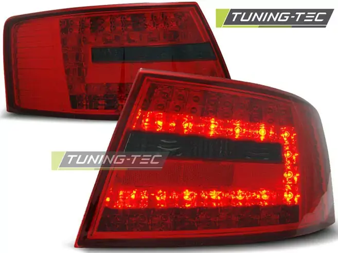 Rabatt LED Rücklichter rot getönt passend für Audi A6 C6 Limousine 04.04–08
