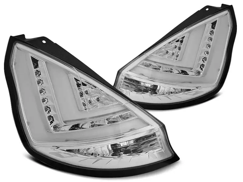 Nur Für Kurze Zeit Chrom LED BAR Rückleuchten passend für Ford Fiesta Mk7 2012–2016