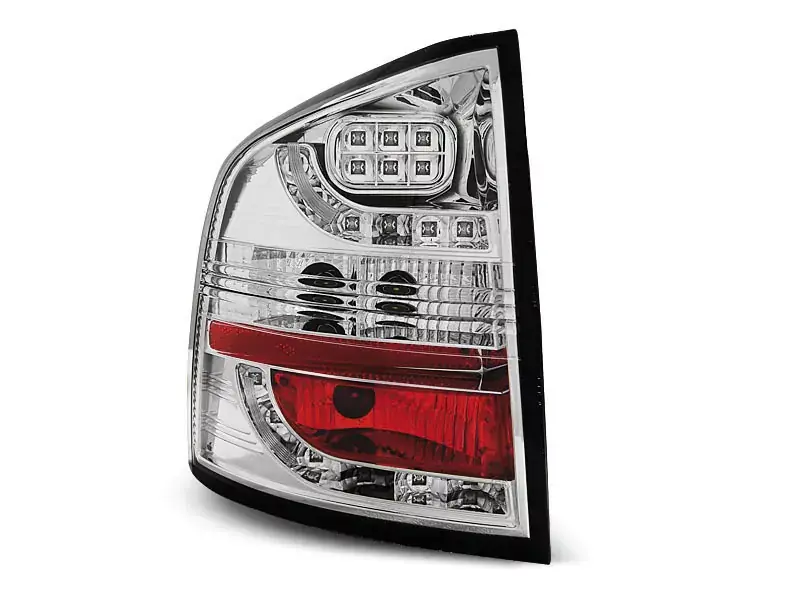 Wochenendangebot LED Rücklichter chrom passend für Skoda Octavia II Kombi 04-12