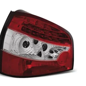 Günstig LED Rücklichter rot weiß passend für Audi A3 8L 09/96–08/00